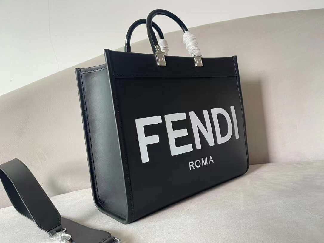 Fendi Sunshine leather tote bag