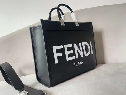 Fendi Sunshine leather tote bag