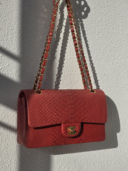 CHANEL SNAKE LEATHER